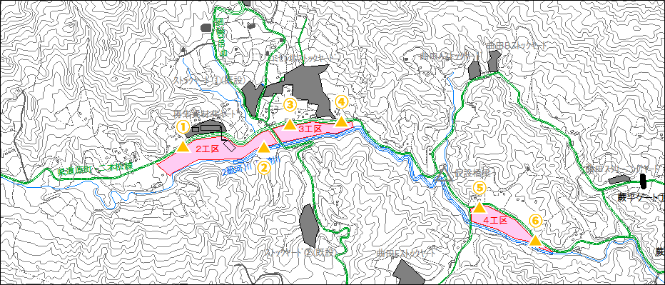 画像：地下水監視孔（井戸）中の放射能濃度等 測定地点