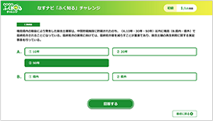 なすナビ「ふく知るチャレンジ」 イメージ画像 1