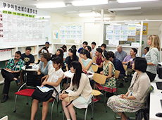 画像：留学生や地元大学との交流